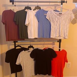 Lot of 9 Express shirts